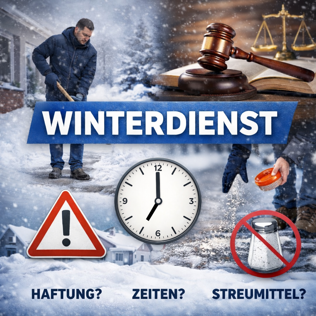 Achtung! Winterdienst in Bayern!